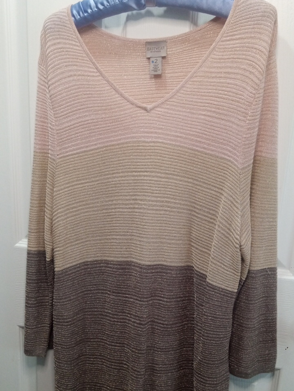 CHICO'S COLOR BLOCK TUNIC